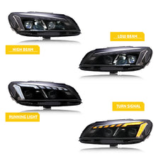 Load image into Gallery viewer, inginuity time LED Audi Headlights for VW Volkswagen Passat B7 2012-2015 Front Lamp Assembly Start Up Animation Sequential Indicator
