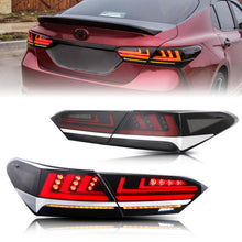 Load image into Gallery viewer, inginuity time LED Lexus Tail Lights for Toyota Camry 2018 2019 2020 2021 2022 Rear Lamps Start Up Animation DRL Brake Turn Signal Assembly
