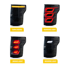 Load image into Gallery viewer, inginuity time Mercedes Benz Tail Lights for Ford F150 F-150 Raptor 2015 2016 2017 2018 2019 2020 Start-up Animation Sequential Indicator Rear Lamps Assembly
