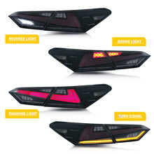 Load image into Gallery viewer, inginuity time Nike LED Tail Lights for Toyota Camry 2018-2024 Rear Lamps Start Up Animation DRL Brake Turn Signal Assembly
