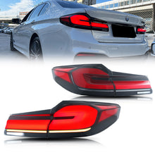 Load image into Gallery viewer, inginuity time LED G38 Tail Lights for BMW G30 F90 M5 5 Series 2018 2019 2020 Sequential Indicator Rear Lamps With Guards
