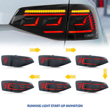 Load image into Gallery viewer, inginuity time LED Tail Lights for VW Volkswagen Jetta 2015 2016 2017 2018 Start Up Animation Sequential Indicator Rear Lamp Assembly

