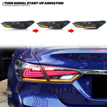 Load image into Gallery viewer, inginuity time Nike LED Tail Lights for Toyota Camry 2018-2024 Rear Lamps Start Up Animation DRL Brake Turn Signal Assembly
