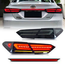 Load image into Gallery viewer, inginuity time  LED Audi Tail Lights &amp; Trunk Lamp for Toyota 8th GEN Camry 2018-2023 SE LE TRD Start-up Animation Sequential Indicator Rear Lamps
