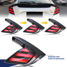 Load image into Gallery viewer, inginuity time LED Tail Lights for Honda Civic 10Th Gen 2016-2021 Type R Hatchback DRL Start Up Animation Rear Lamp Assembly
