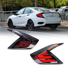Load image into Gallery viewer, inginuity time LED Mugen Tail Lights for Honda Civic 10Th Gen Sedan 2016-2021 Start Up Animation Sequential Indicator Rear Lamp Assembly
