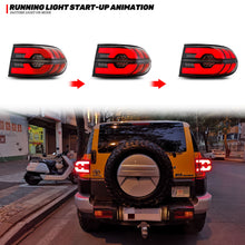 Load image into Gallery viewer, inginuity time LED Tail Lights for Toyota FJ Cruiser 2007-2014 Start-up Animation DRL Sequential Indicator Rear Lamp Assembly
