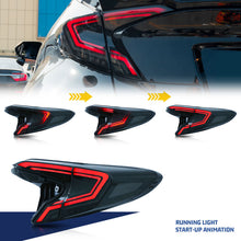 Load image into Gallery viewer, inginuity time LED Tail Lights for Toyota C-HR 2018 2019 2020 2021 2022  Start-Up Animation Blackout Rear Lamp Assembly
